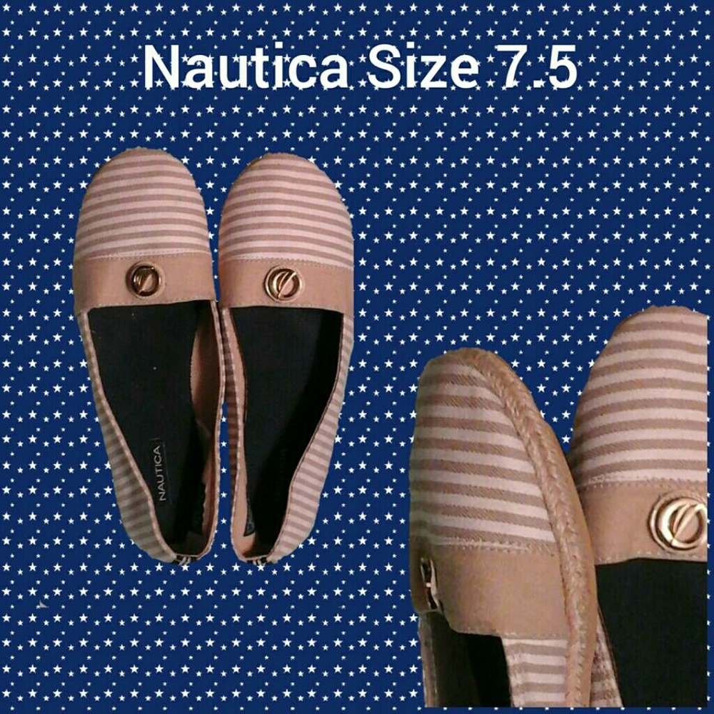Nautica Rudder Slip On Shoes 7.5 Espadrilles
